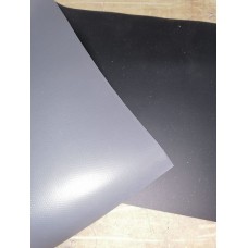 Лодочная ПВХ ткань (900 гр/м.кв; 2,04 м; Серый/черный)