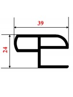 Профиль замка для стыковки со стрингером Z-типа, 1 метр